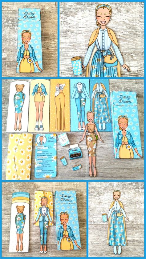 Daisy Dream New Paper Doll Katemade