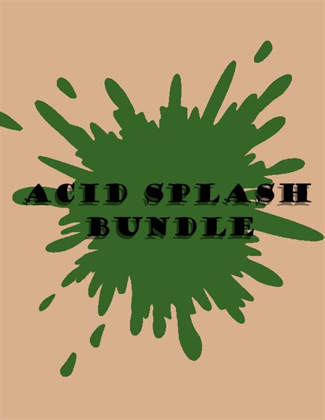 Acid Splash [BUNDLE] - Dungeon Masters Guild | Dungeon Masters Guild