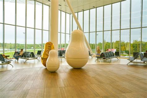 Strigino International Airport Editorial Stock Photo - Image of urban ...