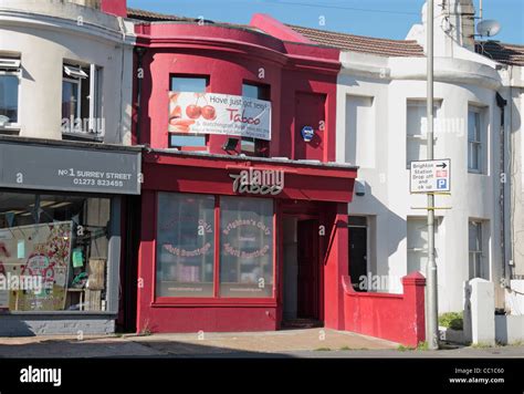 The Taboo Sex Shop On Surrey Street Brighton East Sussex Uk Stock