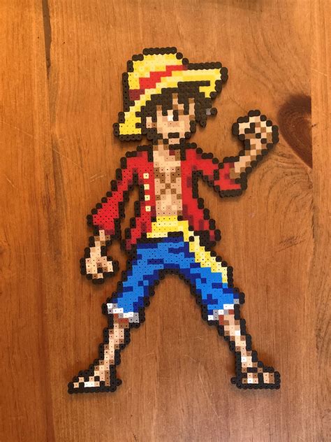 One Piece Perler Art Etsy