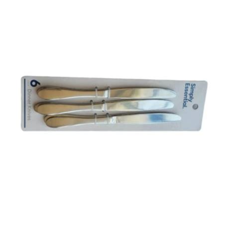 Simply Essential™ Stainless Steel Mirror Dinner Knife Set Of 6