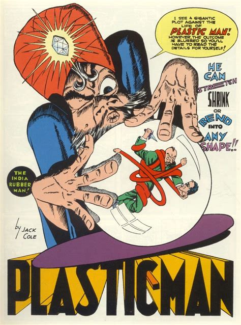 Jack Cole Plastic Man Comic Book Board Comic Book Plus Comic Book