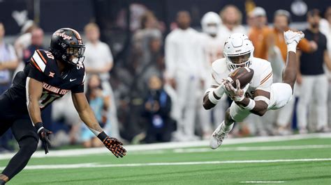 Big 12 Championship Alan Bowmans Int Not Reviewed In Osu Texas Game