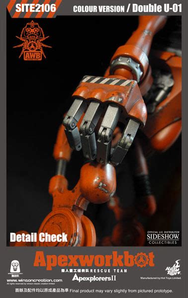 Apexplorers Apexworkbot Double U 01 Color Version Sixth Scale Figure By Hot Toys Sideshow