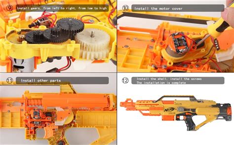 Worker Upgraded Gear Mod Kit Set For Nerf N Strike Stampede