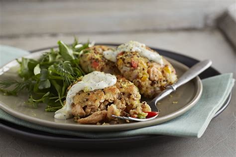 Wild Alaska Quinoa Salmon Cakes Alaska Seafood