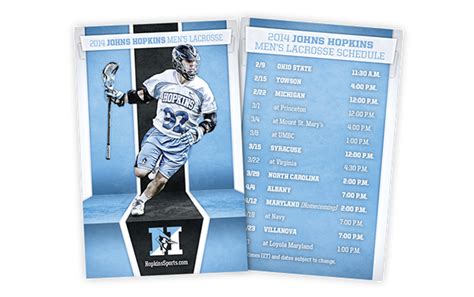 2014 Johns Hopkins Men's Lacrosse Materials on Behance