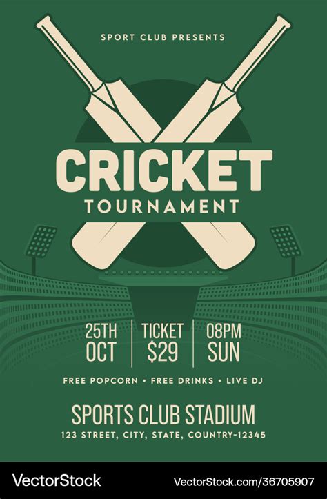 Cricket Tournament Invitation Sample | Onvacationswall.com