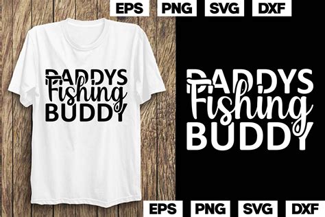 Fishing Svg Design Daddys Fishing Buddy Graphic By HB Graphics Design