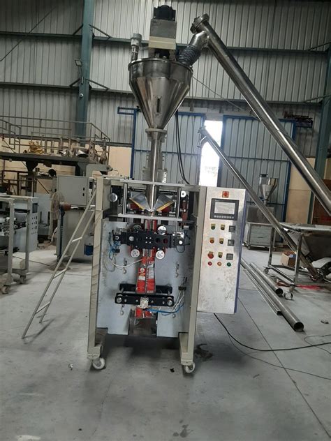 Automatic Collar Type Servo Auger Filler Pouch Packaging Machine With