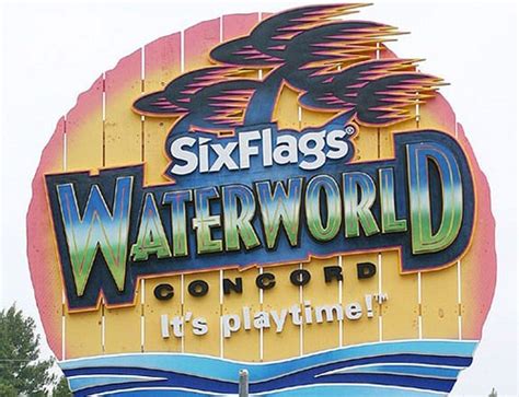 Six Flags Theme Park Waterworld Ride Sign Installed - BestSignMonuments ...