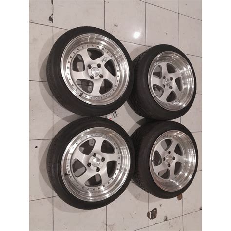 Jual Velg Racing Seken Hsr Wave Ring 17x8 5 9 5 Pcd 4x100 Ban 205 45