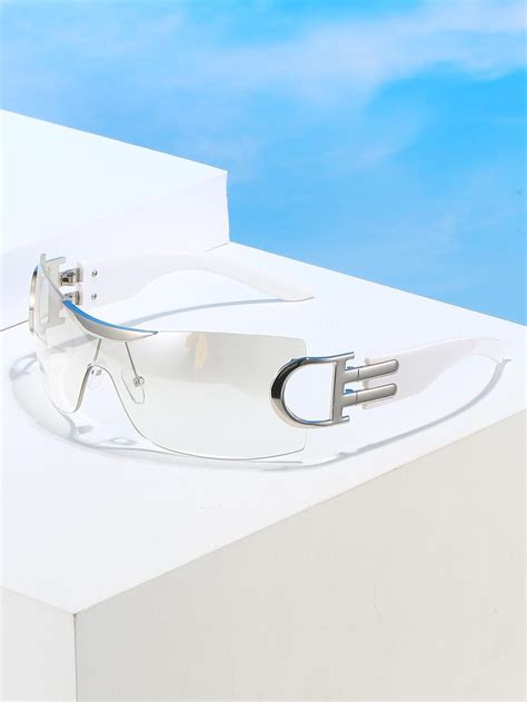 One Piece Lens Sunglasses Shein Usa