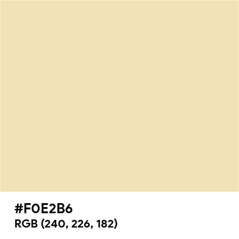 Blonde Color Hex Code Is F0e2b6