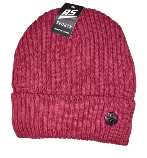 Knitted RS Women Woolen Winter Cap Size Free At Rs 65 Piece In