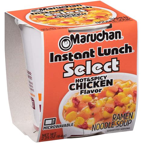 Amazon Maruchan Instant Lunch Select Hot And Spicy Chicken Flavor
