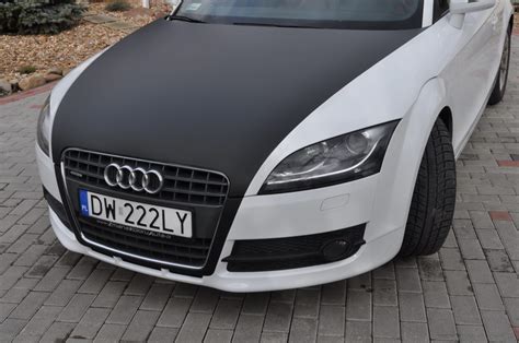 Oklejanie Samochod W Audi Tt Maska Dach Czarny Mat