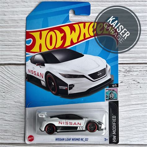 Hot Wheels Nissan Leaf Nismo RC 02 White Shopee Malaysia