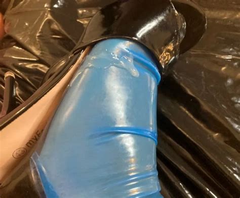 Transparent Blue Latex Stockings And Black Mules 22 Nude Pics XHamster