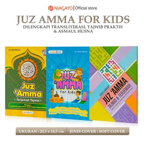 Jual Juz Amma Anak Berwarna Terjemahan Dan Tajwid Praktis Asmaul Husna