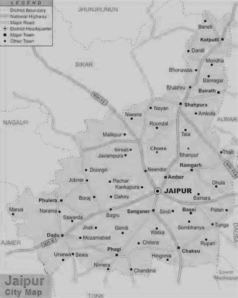 jaipur Map | jaipur Tourist Map | jaipur Road Map | jaipur City Map ...