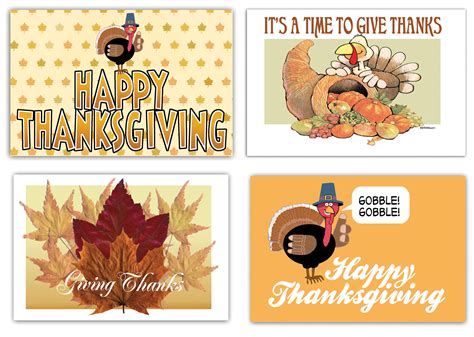 Assorted Happy Thanksgiving Postcards