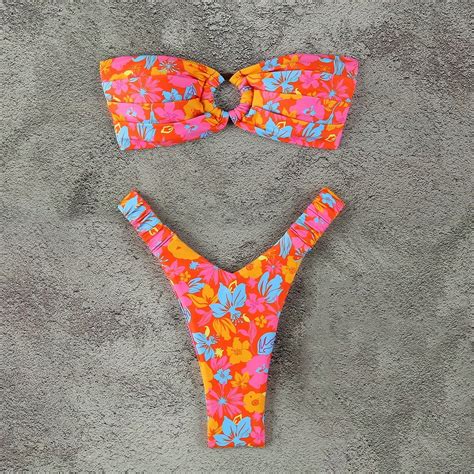 Micro Bikini Push Up Women Swimsuits 2024 Sexy Female Swimwear