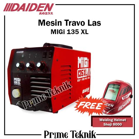 Jual Mesin Las MIG135XL Daiden MIGi135XL Travo Las CO2 MIGi MIG MMA 135