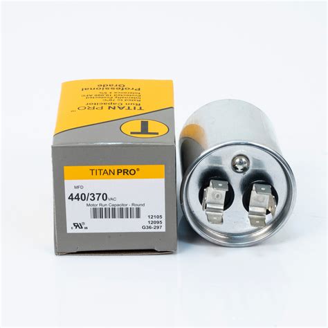 Titan Pro Run Capacitor Mfd Volt Round Packard Online