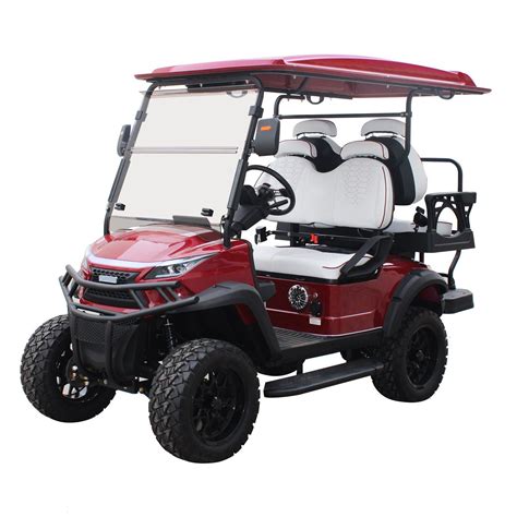 Seater V Electric Lifted Golf Cart Off Road Golf Buggy Lithium