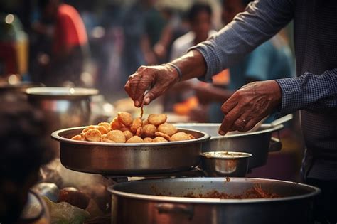 Premium Photo | Pani Puri A Street Food Symphony