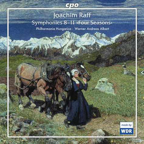 Klassisk Orkestermusik Raff Joachim Symphonies 8 11 2 CD