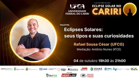 Palestra Online Eclipses Solares Seus Tipos E Suas Curiosidades YouTube