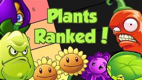 Ranking Every Plant In Pvz 2 Plants Vs Zombies 2 Bad Tier List Youtube