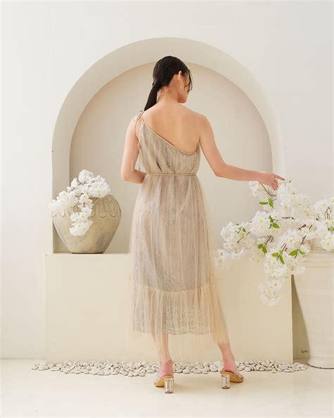 Hebe Dress in Nude Sage – BYAW