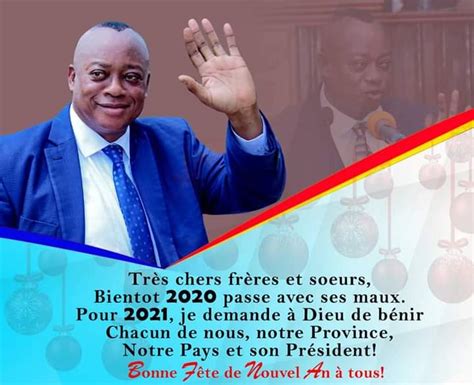 Rdc Message Des Voeux De Bonne Ann E Du Gouverneur Jean Maweja Au