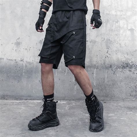 Short Cyberpunk Darkwear Cyberpunk Clothing