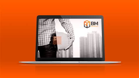 Identidade Visual Bm Engenharia E Construtora Behance