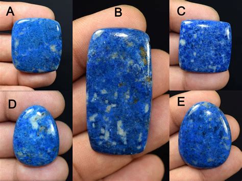 Natural Lazulite 100 Natural Lazulite Cabochon Loose Gemstone Etsy