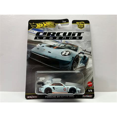 全新 Hot Wheels 風火輪 保時捷 Porsche 911 GT3 R 992 Gulf 海灣 膠胎 精裝 跑車 蝦皮購物