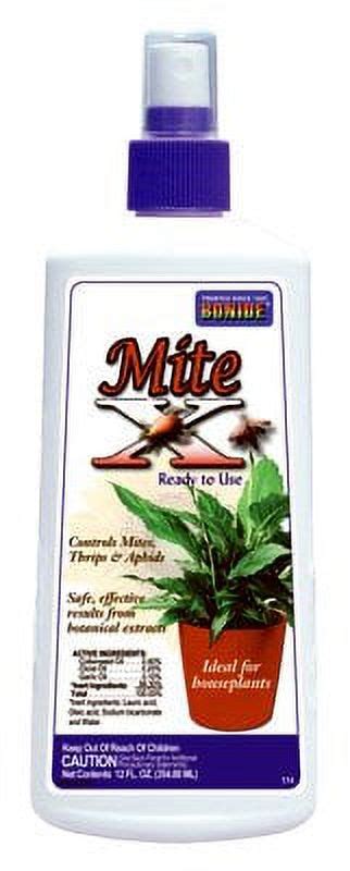 Bonide 114 Mite X Ready To Use Houseplant Insect Killer 12 Ounce