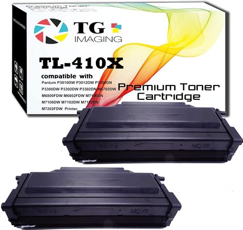 Amazon TG Imaging Pack 2xBlack Compatible TL 410X Toner