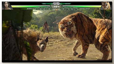 Mowgli Vs Shere Khan 2018 With Healthbars YouTube