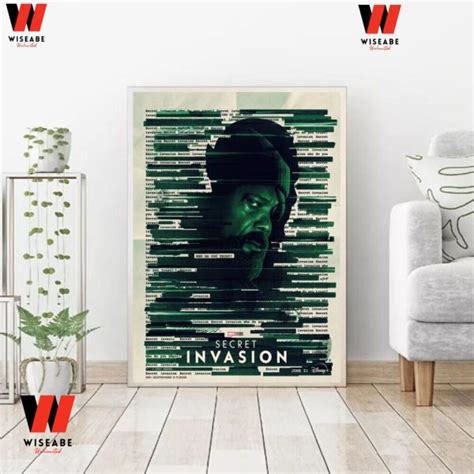 Hot MCU Nick Fury Secret Invasion Poster - Wiseabe Apparels