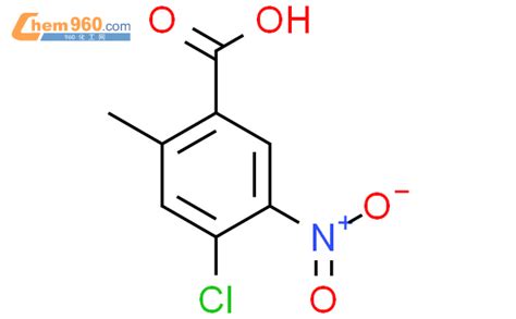 476660 41 0 4 Chloro 2 methyl 5 nitrobenzoic acid化学式结构式分子式mol 960化工网