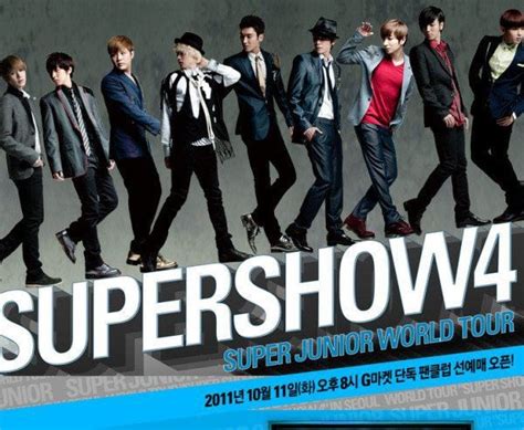 Super Show 4 Taiwan Dates Revealed - K-Pop Concerts