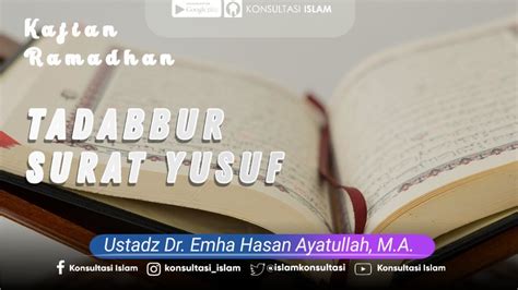 Kajian Ramadhan Tadabbur Surat Hud Ustadz Anas Burhanuddin M A