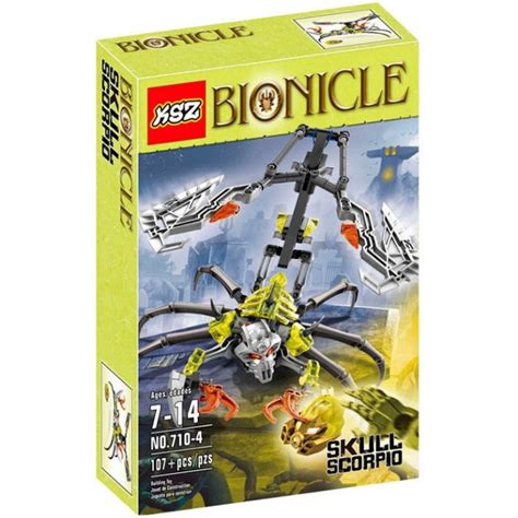 Конструктор KSZ Bionicle 710-4 "Череп-Скорпион" 107 деталей - купить с ...