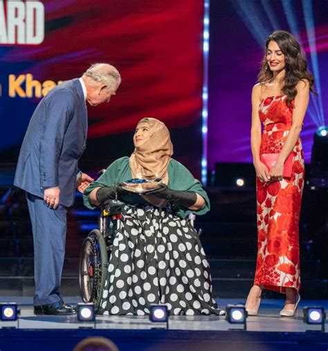 Amal Clooney wears floral gown at Princes Trust Awards
